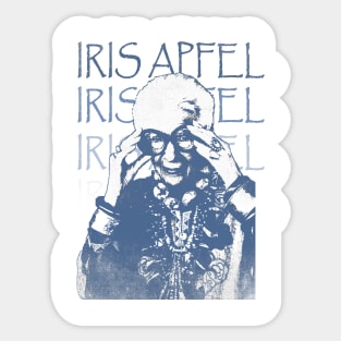 Iris-Apfel Sticker